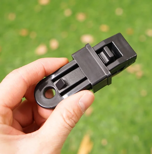 Tent additional pull point shark clip outdoor camping canopy hook large tent clip windproof belt barb clip