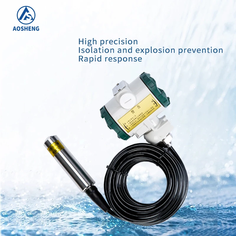 AOSHENG RS485 modbus аналоговый погружной датчик уровня топливного бака