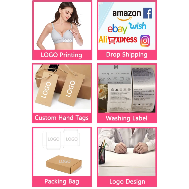 Wholesale Provide Sample Comfortable Thin Cup Front Open Maternity Cotton Nursing Bras for Breastfeeding