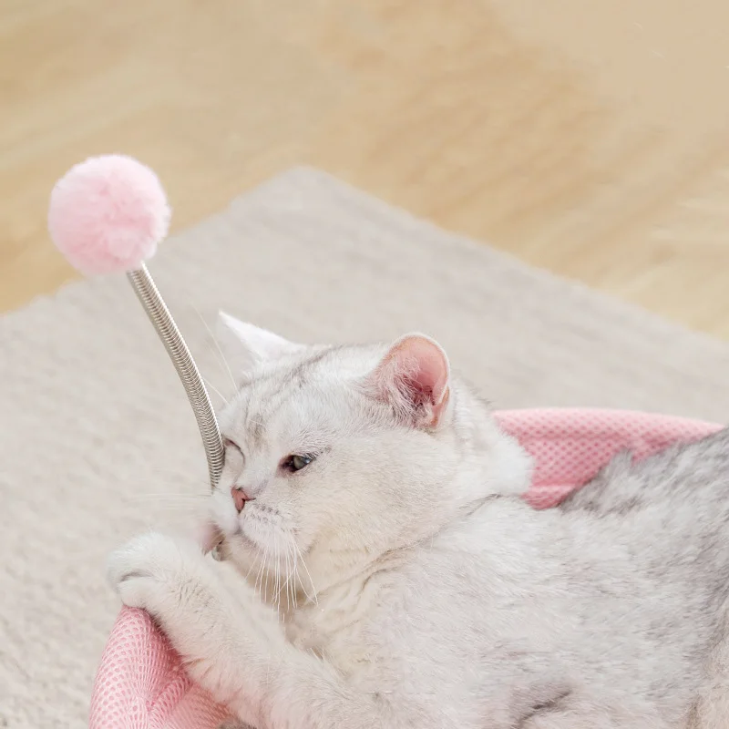 45cm metal cat hammock floor breathable mesh cloth hammock for cats