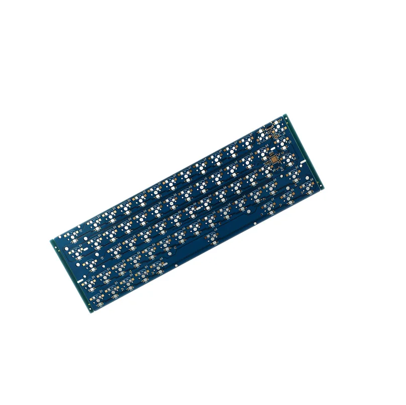 Fr4 Supplier Bare PCBA PCB Board Manufacturer Type C Hot Swap RGB Tkl DIY Qmk Mechanical Keyboard PCB ISO