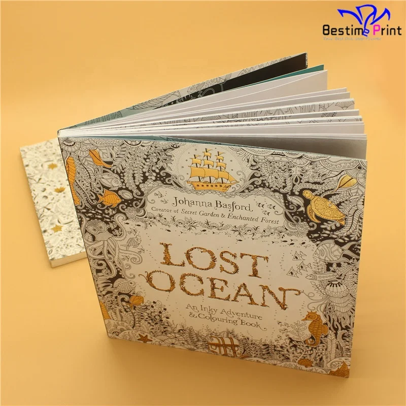 Hot Selling Custom Coloring Book Coloring Book Kids Mandala Coloring Book Printing