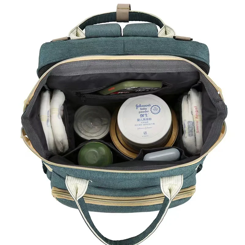 Everystep Baby Bag Organizer Diaper Bag Mommy Bag For Baby , Crib with Shading USB Outing Multifunctional Baby Backpack