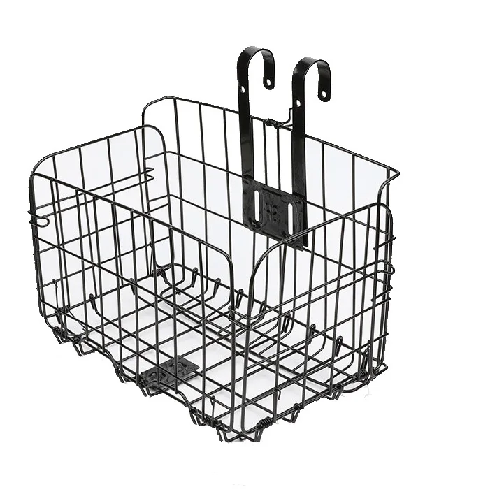 Bicycle Folding Basket Motorcycle Mesh Net bag Front and Rear Hanging Bold Side Trailer Basket Outdoor sports Net wire frame