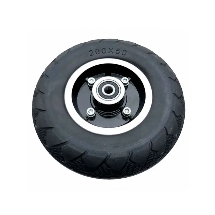 HLM 8 inch battery car tire 200x50 non-inflatable explosion-proof solid tire