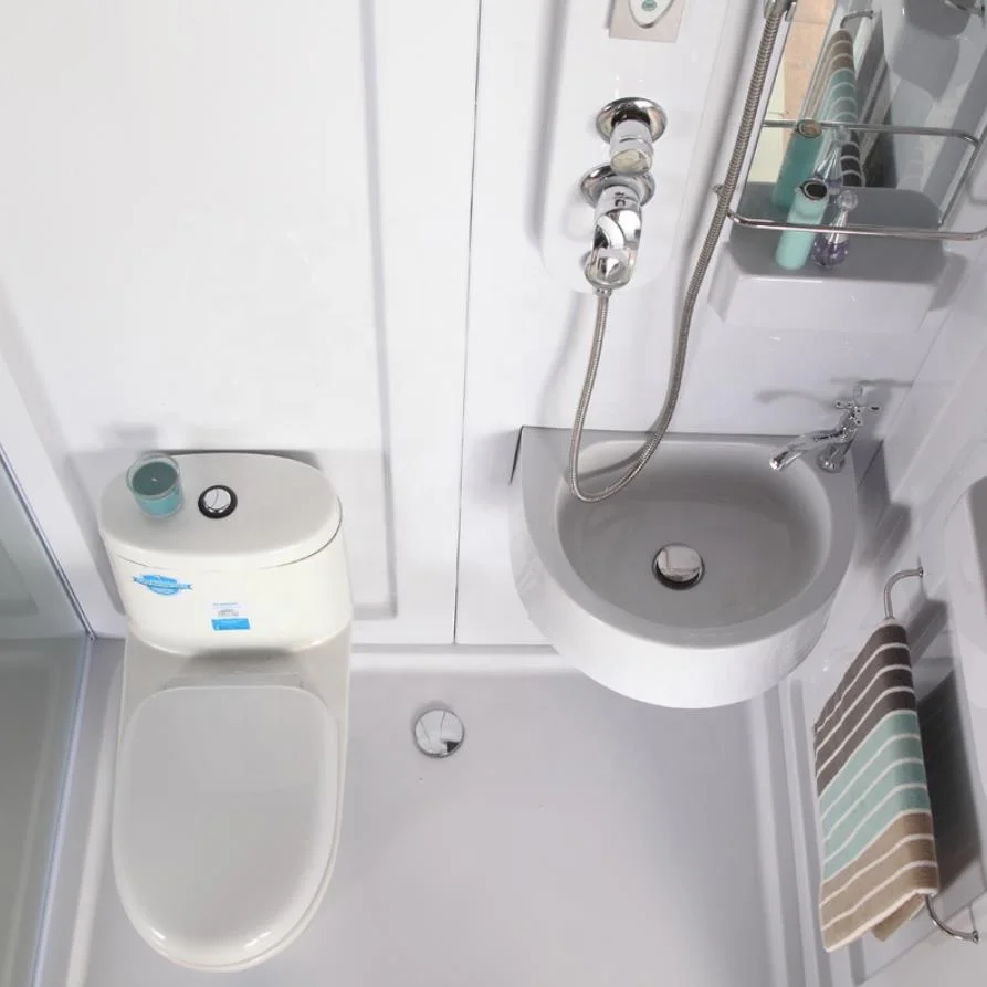 Cheap Portable Full Bath Integrated Shower Cabins Prefab Shower Room Units