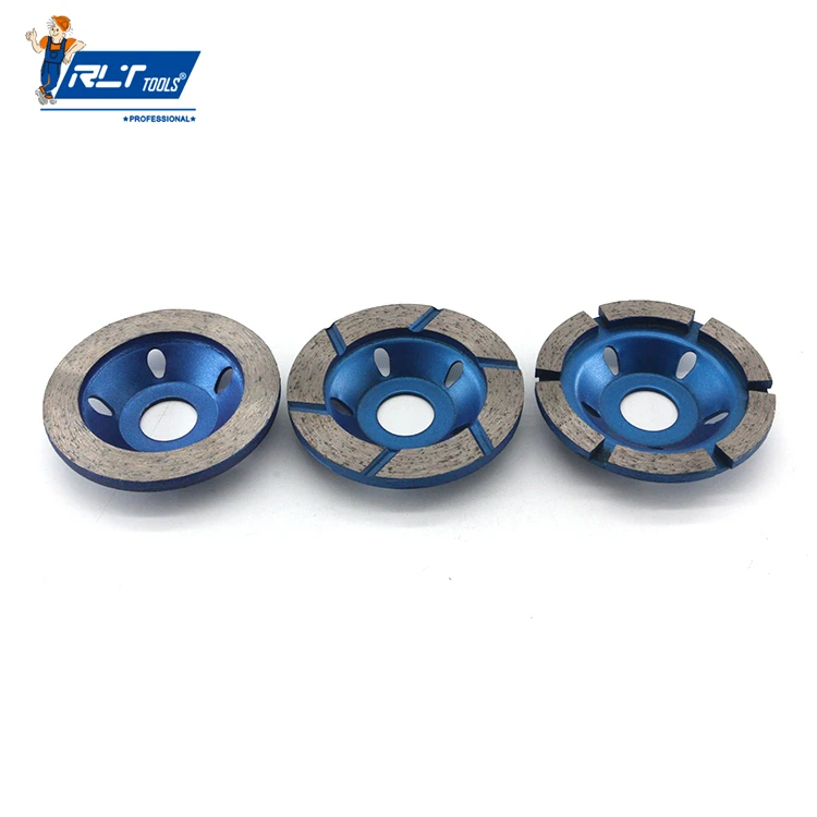 Rlt TOOLS Factory Price grinding cup wheels 4inch diamond grinding cup wheels for granite