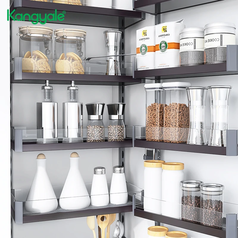 High Quality Kitchen Accessory Hardware Pantry Organizer Linkage Sliding Basket