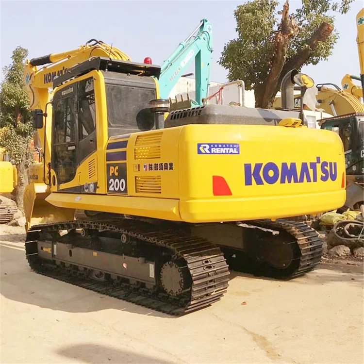 Хорошее состояние 20 тонн используется оригинальный японский pc200-8 komatsu гидравлический гусеничный экскаватор для продажи