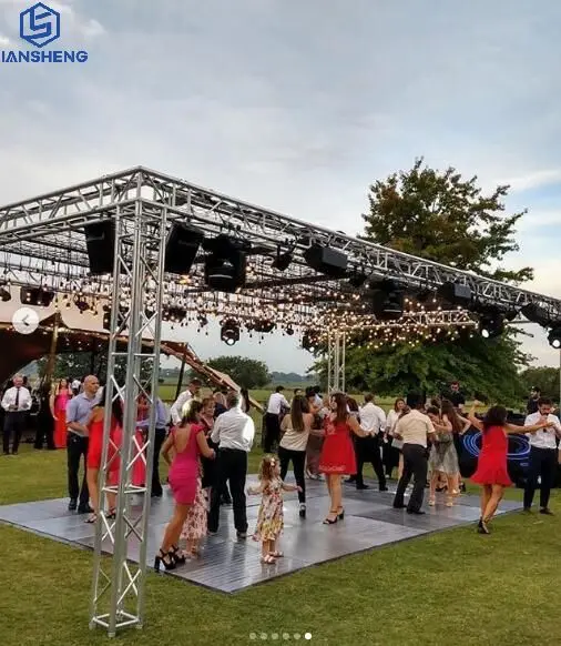 Event Equipment Aluminum Concert Canopy Roof Stage Platform Truss System For Sale