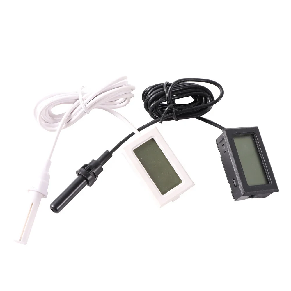 FY-12 Electronic Hygrometer Poultry Breeding Hatching LCD Digital Temperature Humidity Meter With Sensor Probe