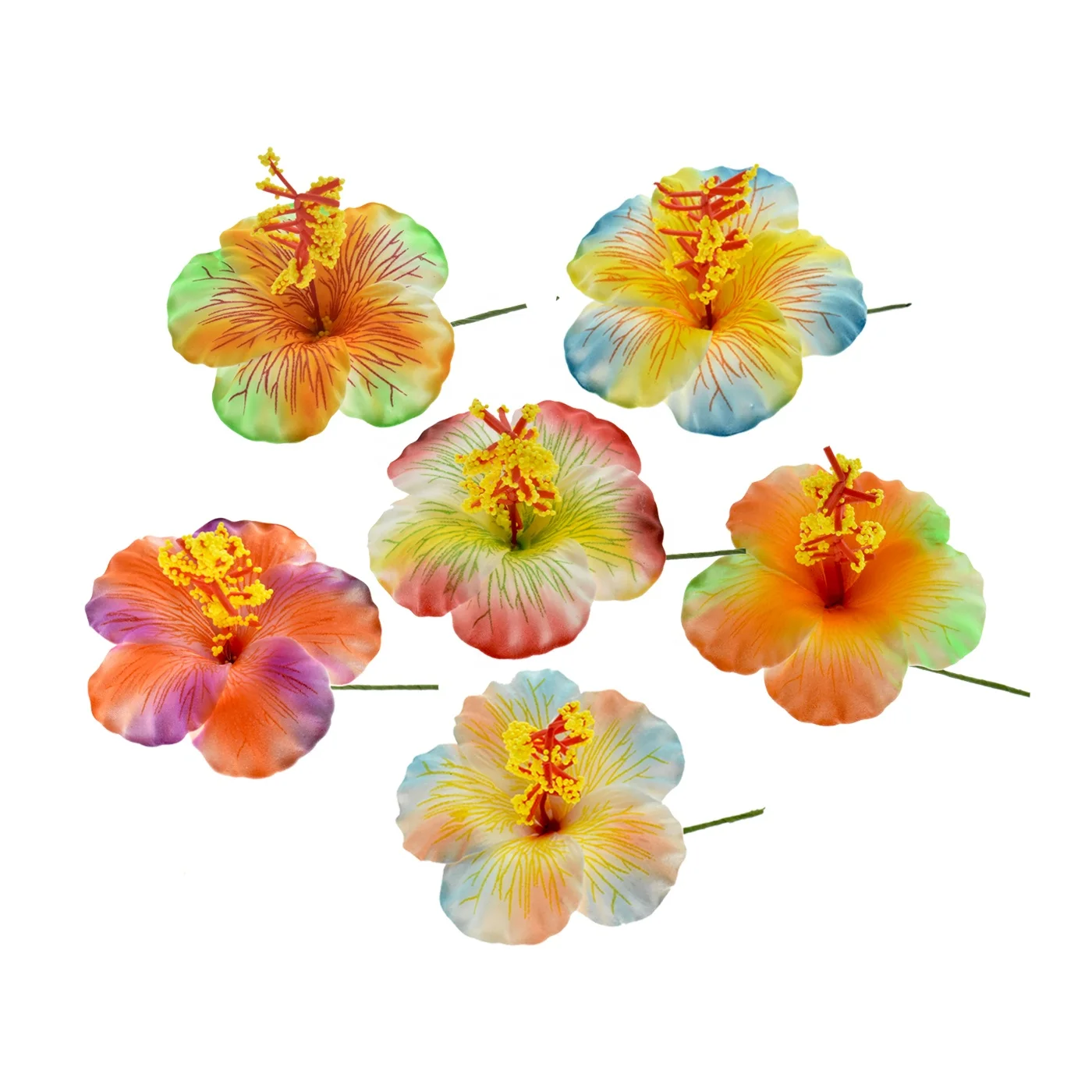 Hawaiian EVA Foam Hibiscus Flower For Summer Party DIY Decorations For Girls Women