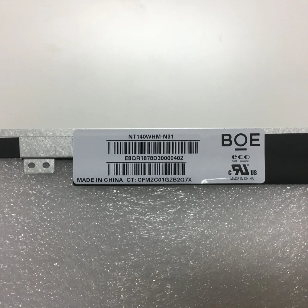 Display 14.0 30 pin eDP led screen for laptop Slim Paper digitizer NT140WHM-N31 N140BGA-EA3