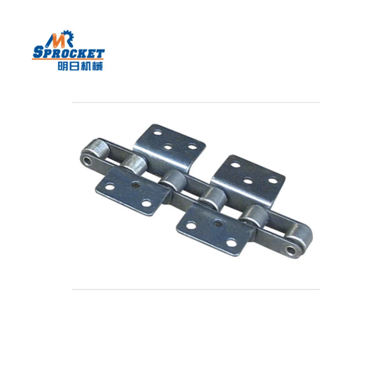 Hot sale Double Large Pitch Stainless Steel Conveyor Chain C2062h C2082h  with K2 Attachments for Elevator