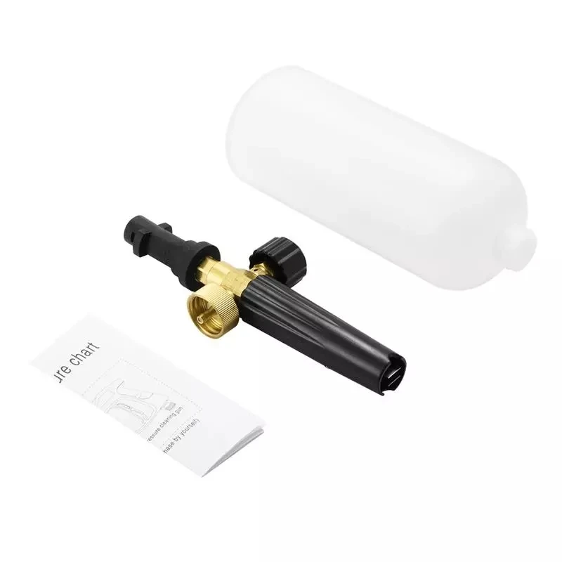 High Pressure 1L Snow Foam Washing Kettle Work with Washer for Karcher K Series Washer Car Soap Cannon Gun Spray