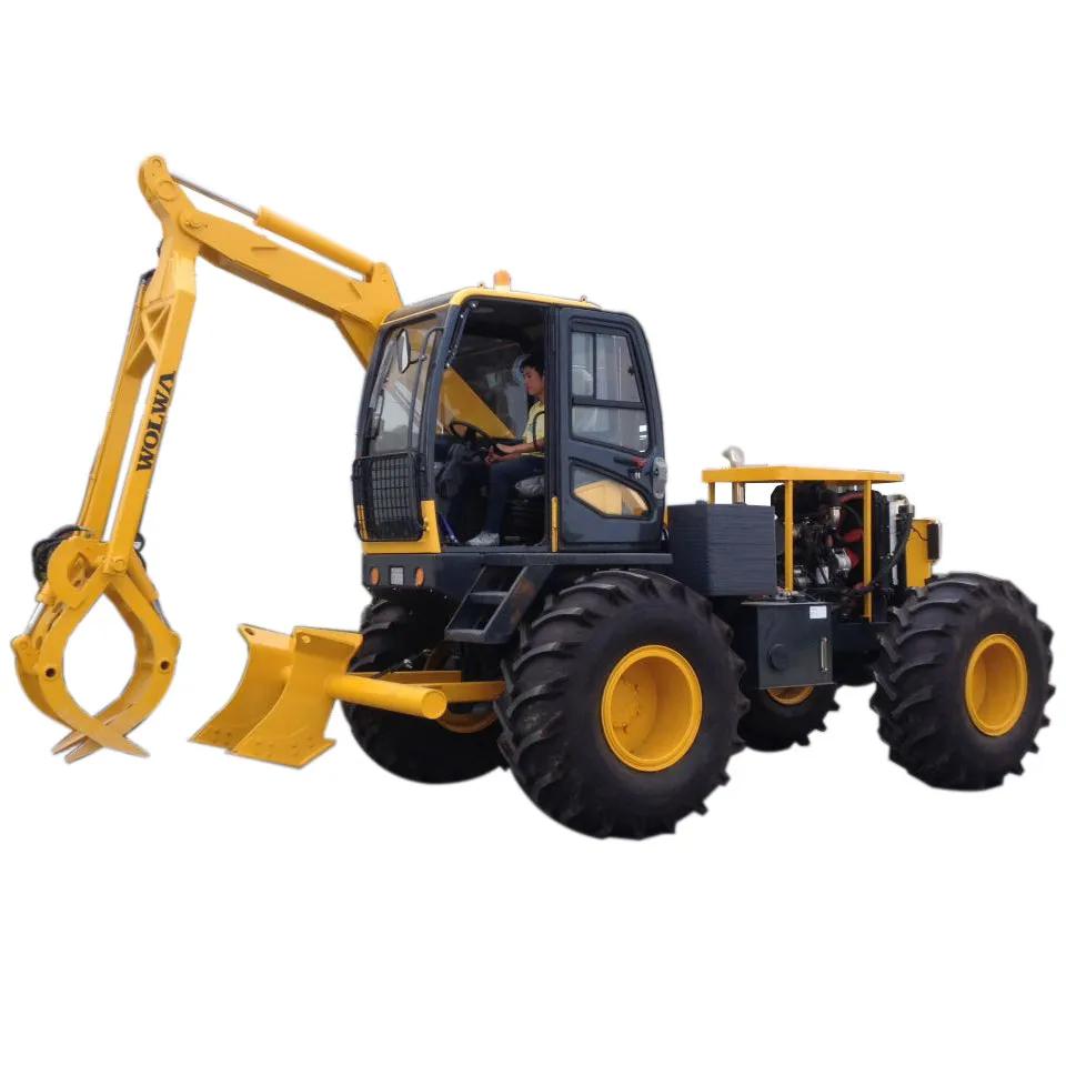 4WD tractor  loader with log grapple for sugar cane