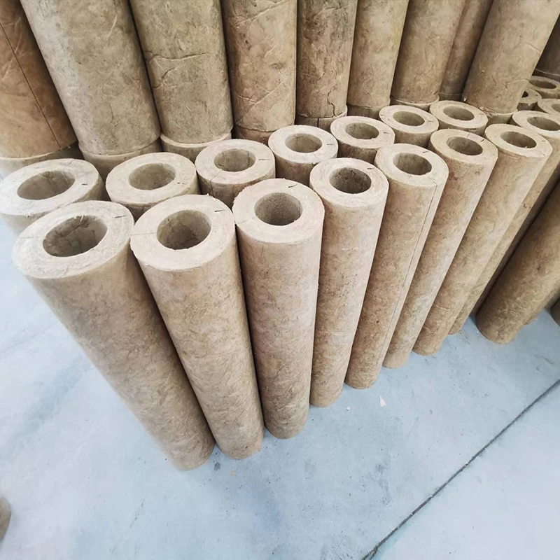 HS Code Soundproof Insulation Materials rock Glass wool Pipe Insulation