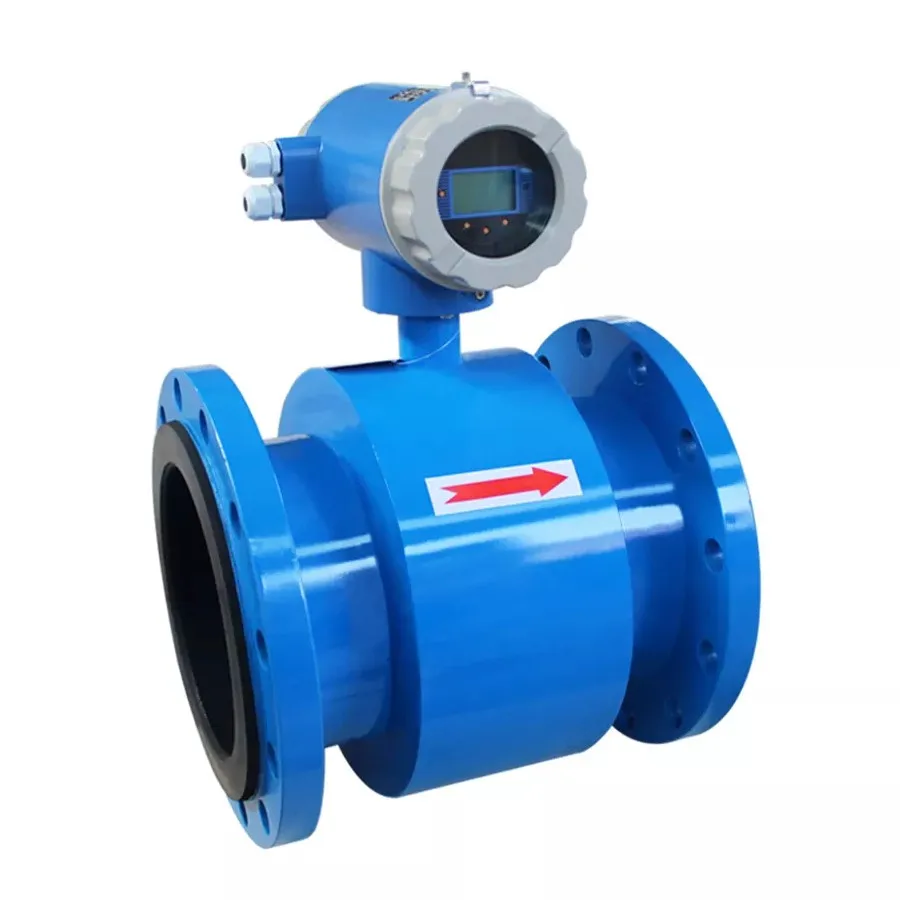 Digital water food grade electronic flow meter industrial intelligent sewage water magnetic electromagnetic flowmeter
