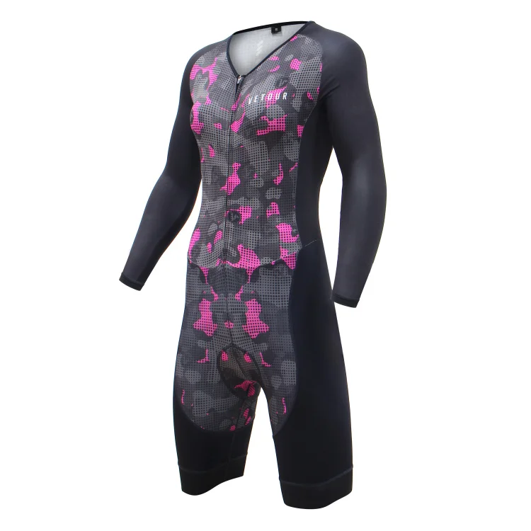 Vetour Cycling Cloths Pro Slim Fit Bicycle Suit Long Sleeve Cycling Wear Skin Tight Suits
