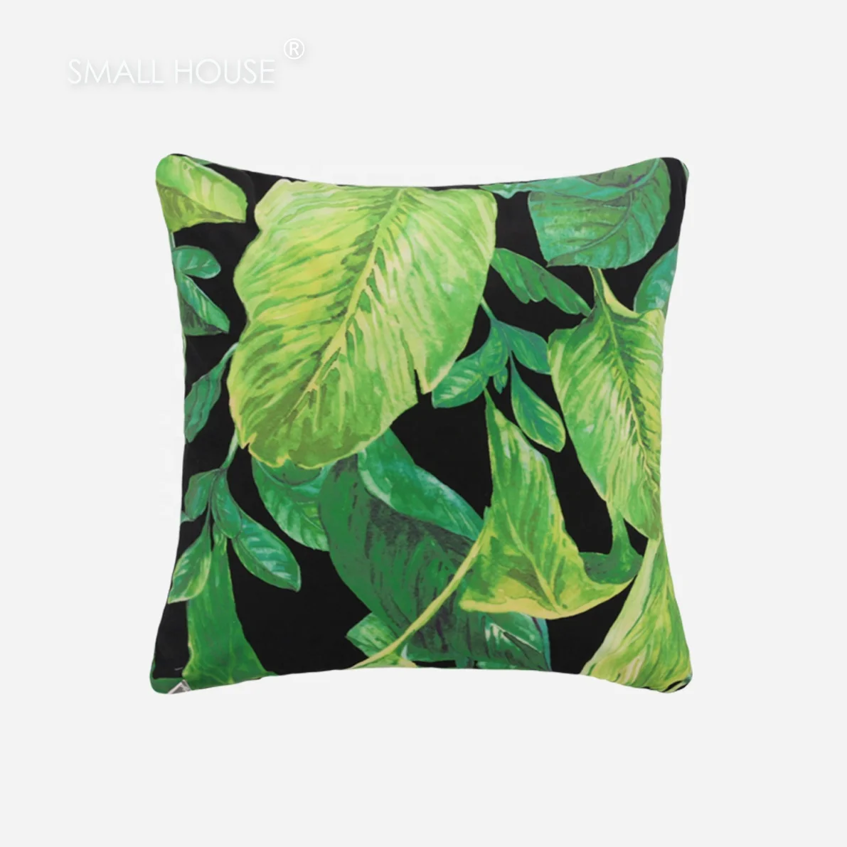 Wholesale Travel Leaf Printing Waterproof Cushion Covers Outdoor Decorative Throw Pillows