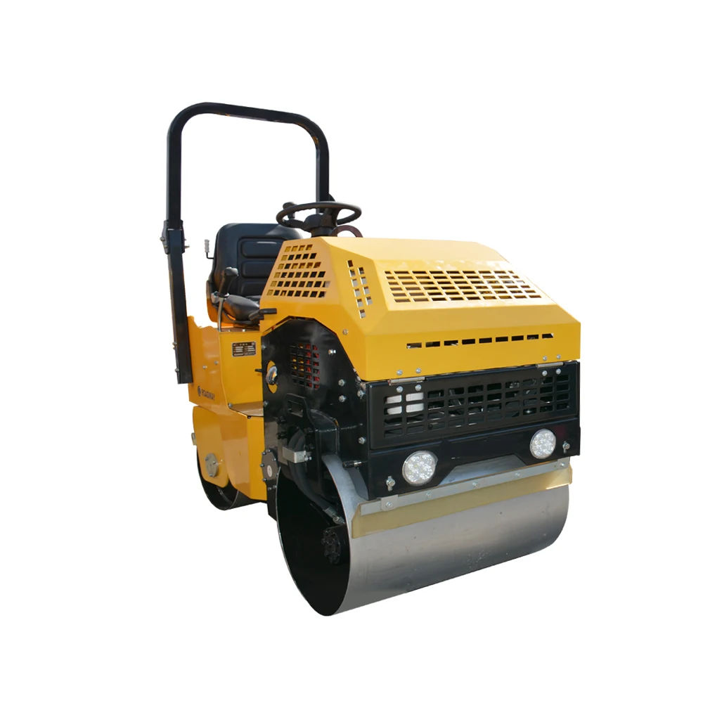 Construction machinery compactor roller vibratory road roller two wheel road roller