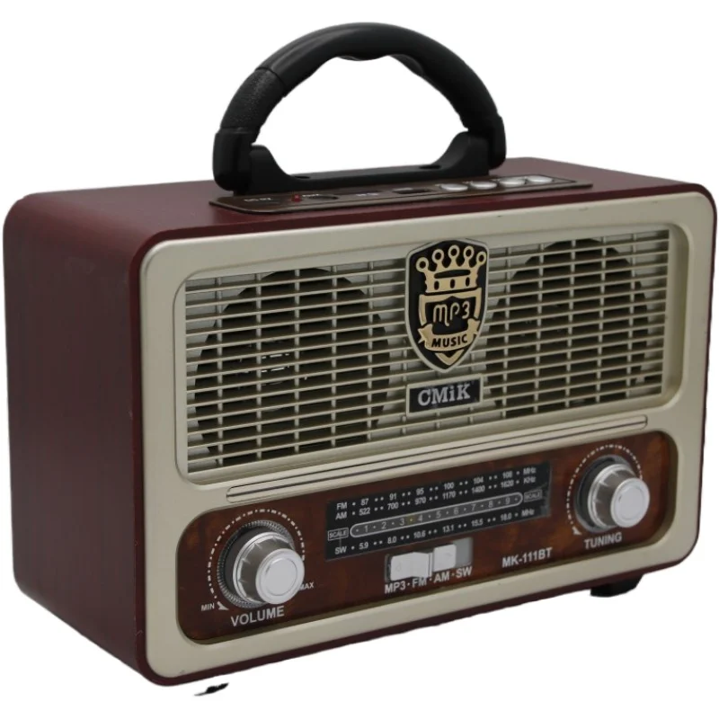 cmik MK-111BT oem new arrival grundig vinage retro old grabadora blue tooth built in speaker portable radio