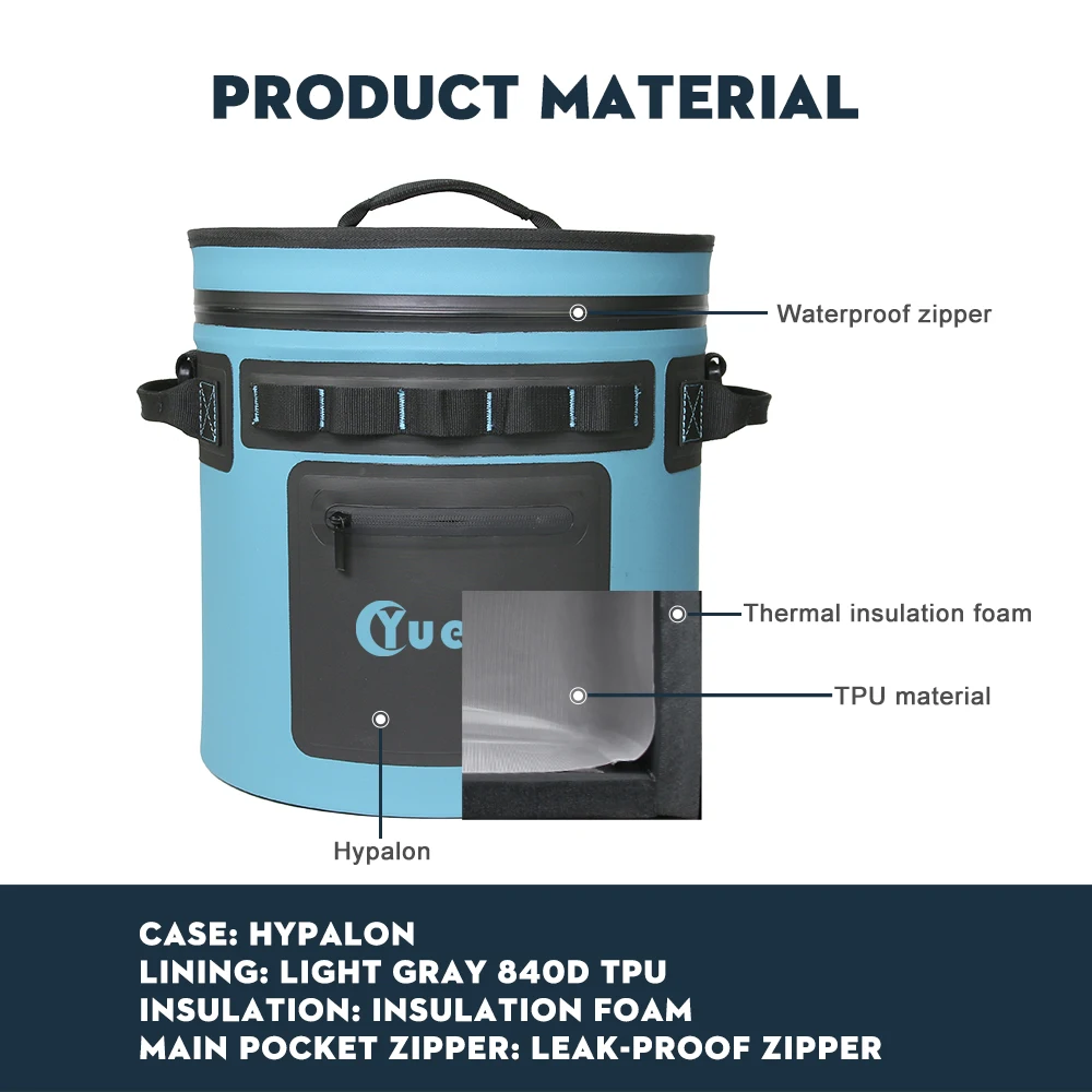 Gint Wine Insulated Cooler Bag Insulated Large Ice Lunch Beer Cans Picnic Food Thermal Cooler Box Custom Wholesale Cooler Bag