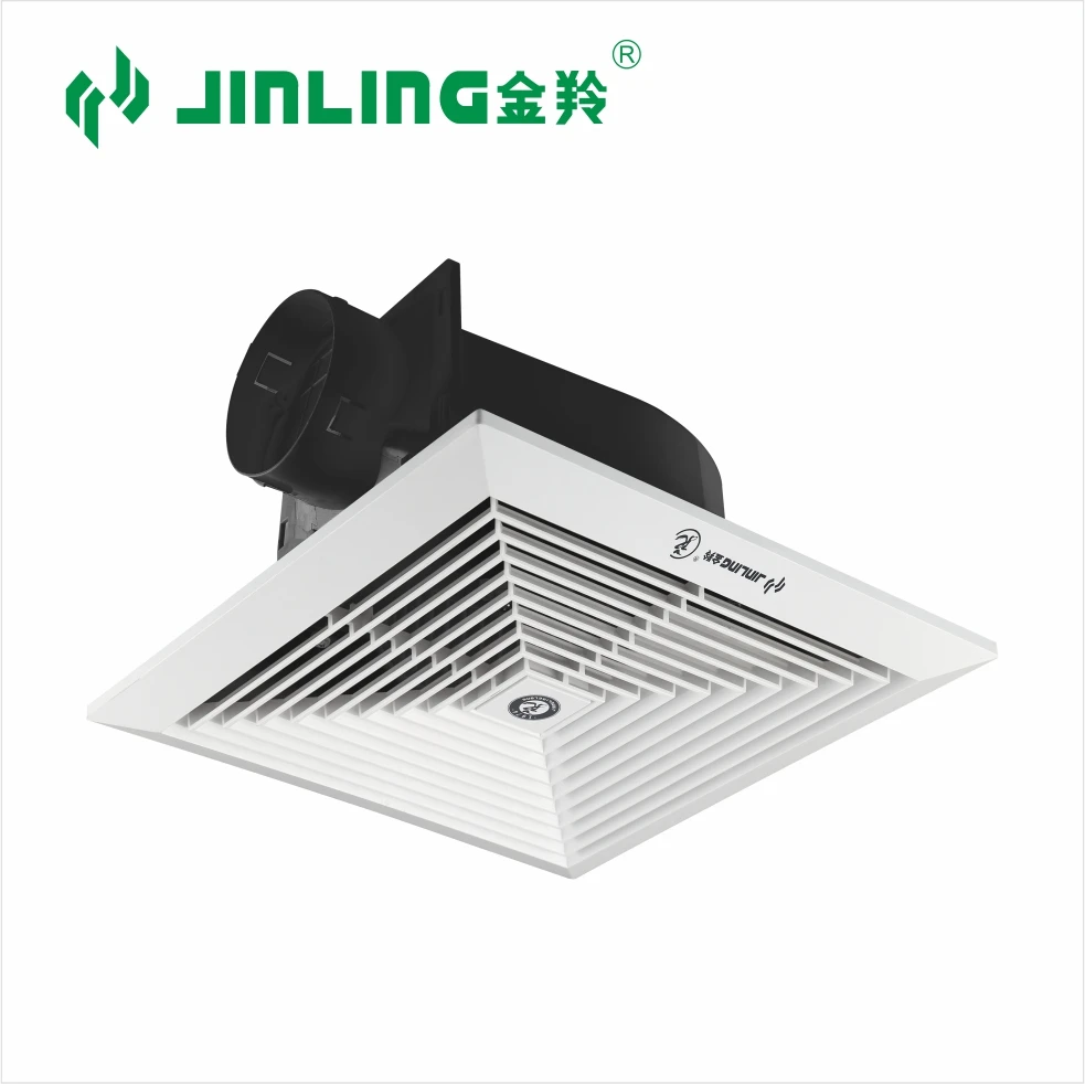 Coil Detachable Easy Install Centrifugal Ceiling Exhaust Ventilation Fan CE Copper Electric Foldable Digital JINLING 3 Years 30W