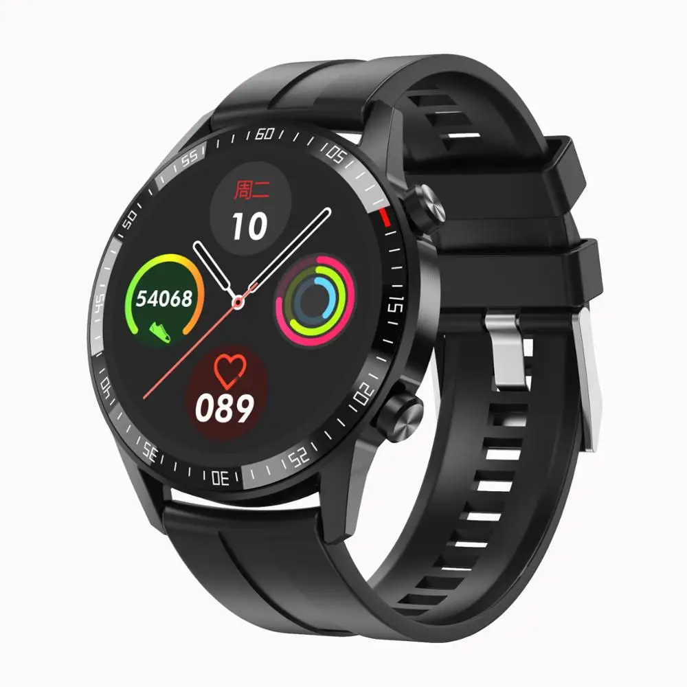Hot Sale 1.28 Inch Support BT Calling Q88 Smartwatch Heart Rate Monitor Silicone leather Metal Strap Smart Watch