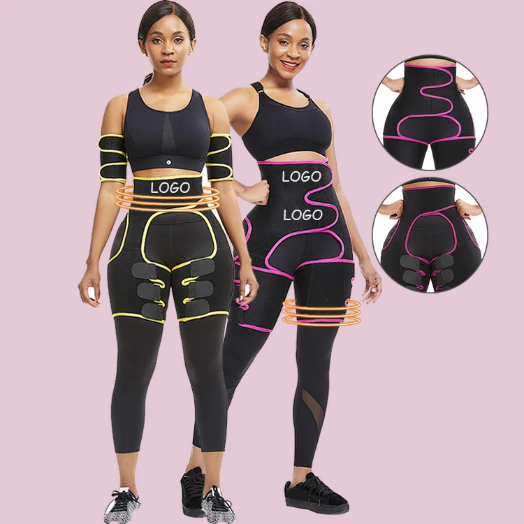 2019 New Design Custom Logo Latex-Free Neoprene workout thigh shaper booty sculptor thigh shaper