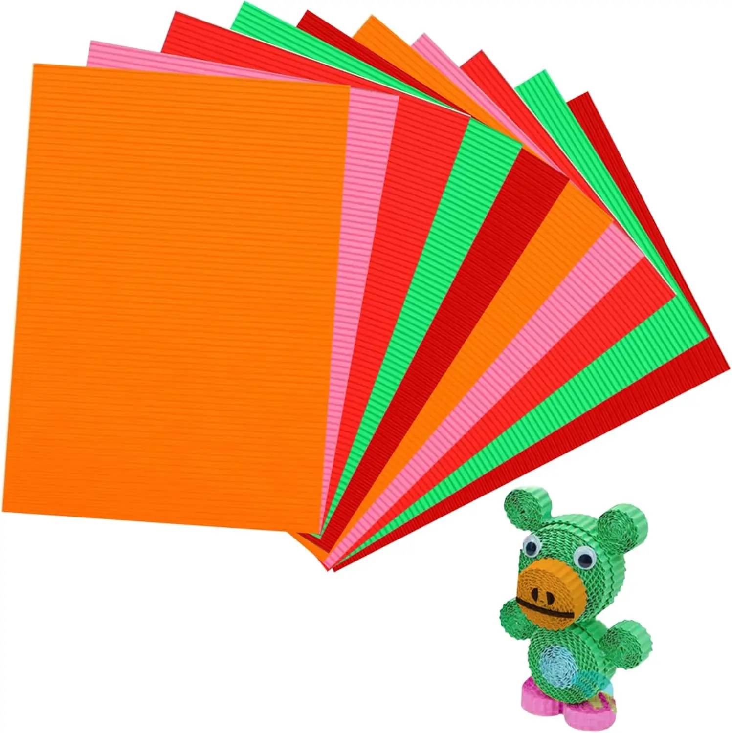 Wholesale Hight Quality Corrugated Paper Thick Cardboard Sheets 1mm color cardboard for handicraft