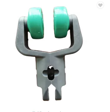 Overhead conveyor shackle hook suspension pulley for chicken  Poultry processing equipment slaughterhouse