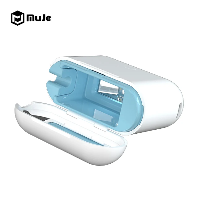 
New smart travel tooth brush uvc led sterilizing electric a portable uv light sanitizer toothbrush sterilizer 