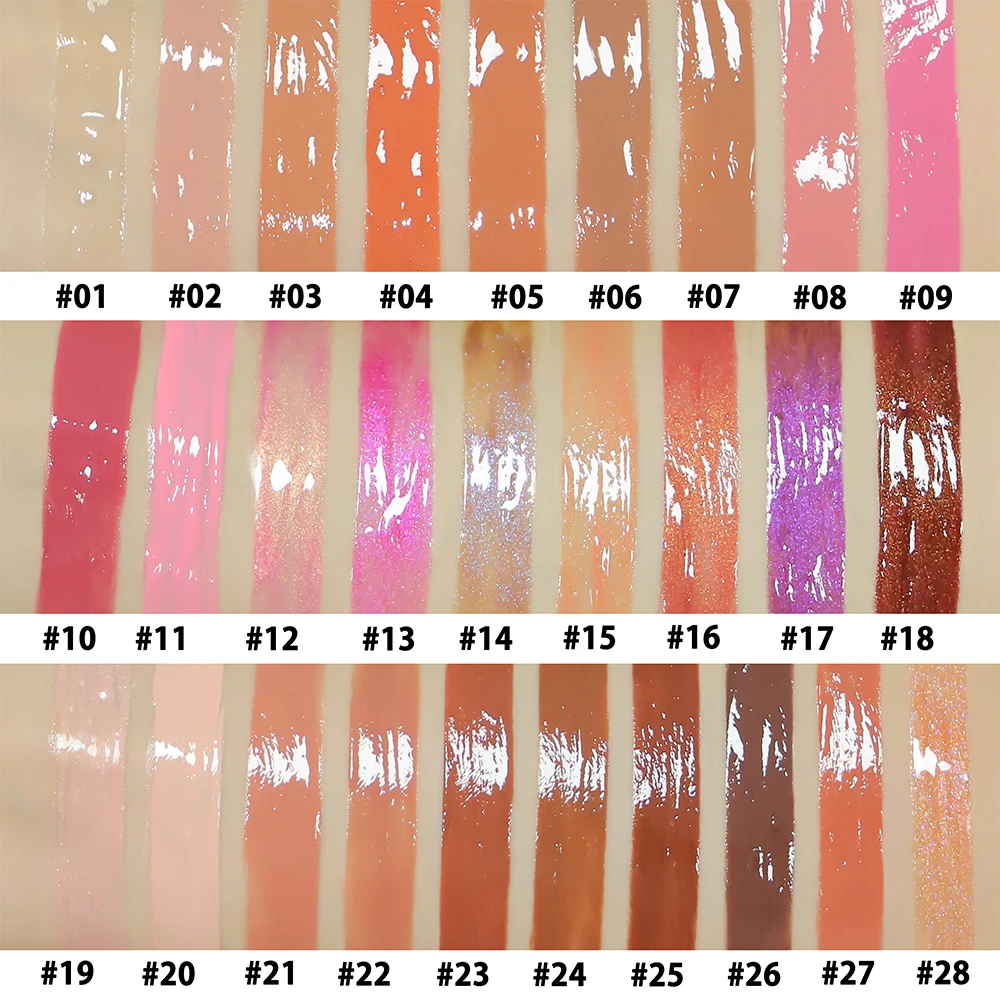 Beauty Products For Women Cosmetic Products Luxury Lip Gloss Tubes Clear Lipgloss Base Wholesale Glossy Lip Gloss Private Label