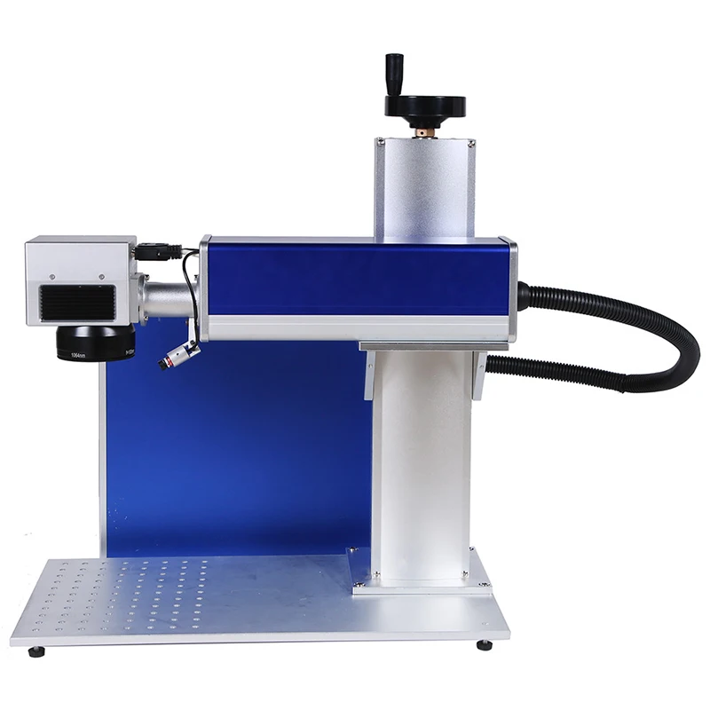 20w 30w 50w JPT  Raycus Max IPG Source Metal  laser marker Cup Coating Aluminum Rotary fixture Fiber Marking Machine
