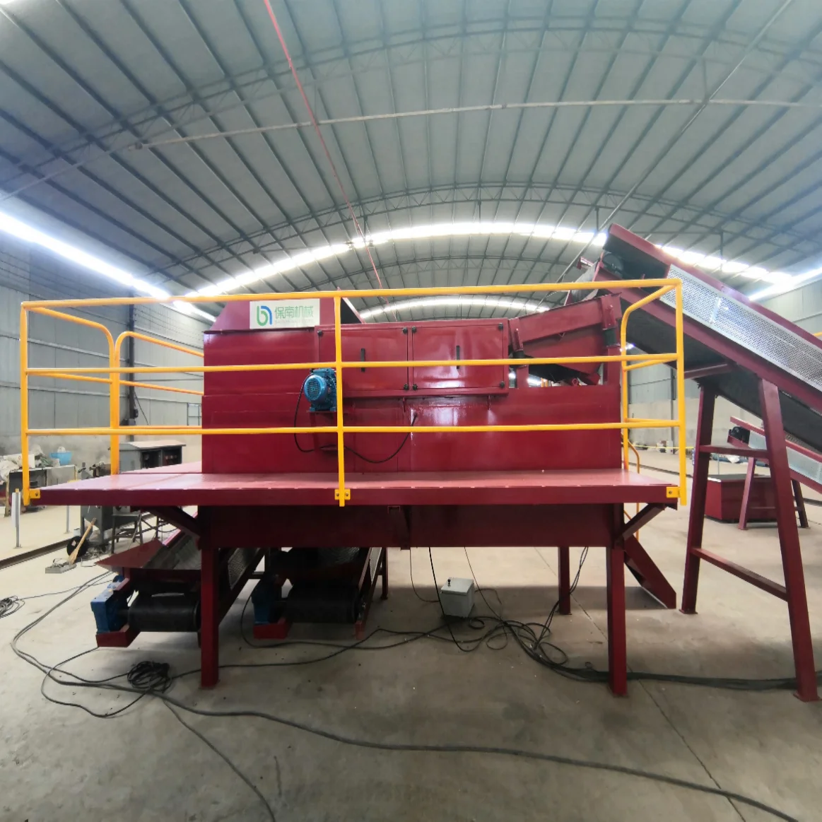 Plastic rubber and stainless steel separator Waste aluminum slag and glass separator Metal Recycling Machine