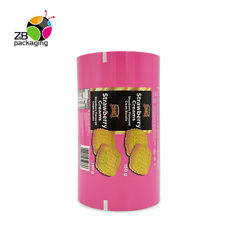 Chinese Factory Price Plastic Packaging Film Manufacture Matte Roll Film Color Printing Sachet Film Roll Potato Chips Packaging