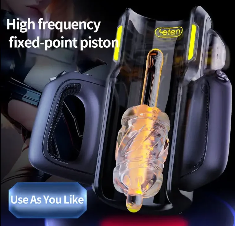 New design Double headed automatic masturbation machine 12mods vibration Adult sexual products masturbation machine for men