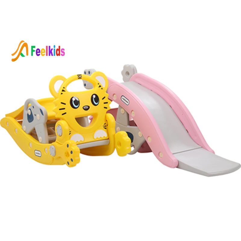 Professional indoor Sliding toy kids with basketball frame for baby