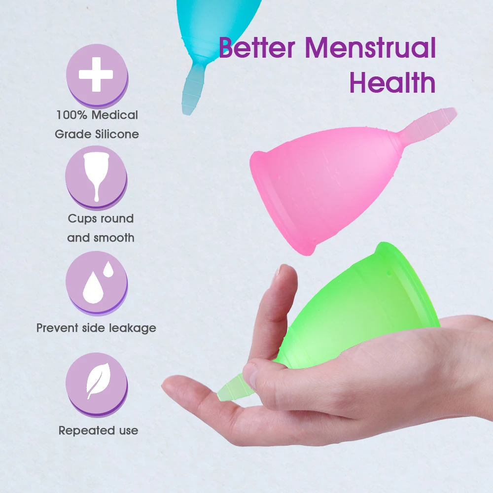 Best-Selling Reusable Period Cup 100% Medical Grade Silicone Menstrual Cup