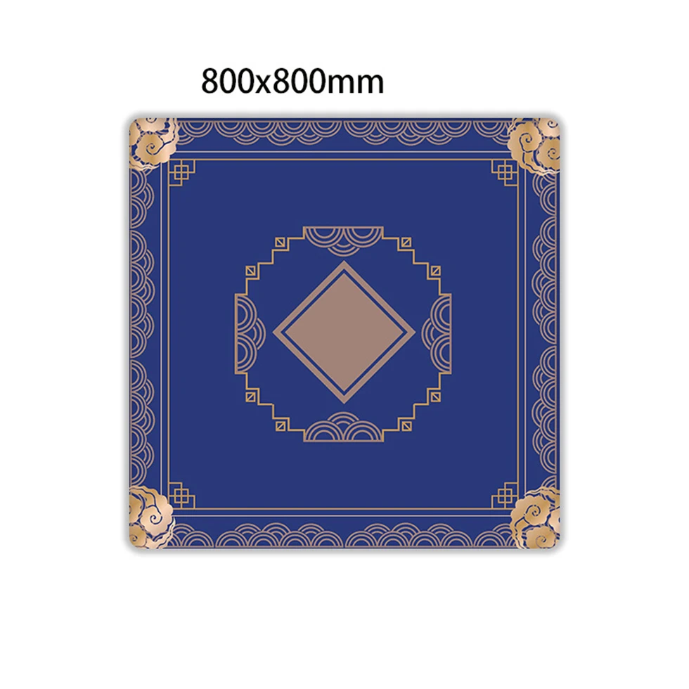 Square Rubber Mahjong Table Mat Table Topper Portable Layout for Family Party Club