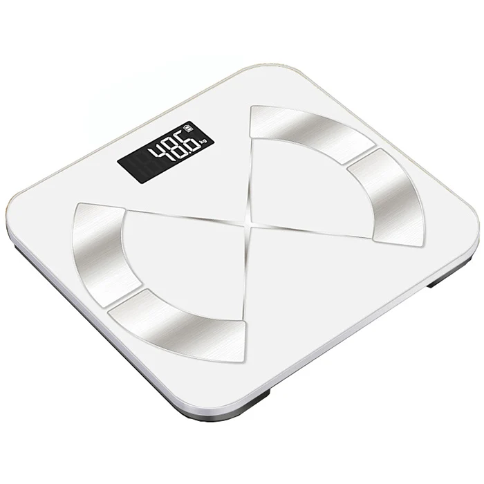J&R Human Body Weight Measuring Tempered Glass Digital Smart 180kg Wireless Weighing Scale Electronic