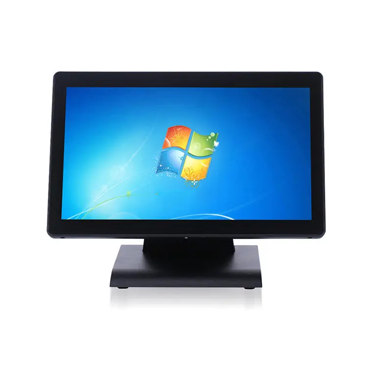 15 Inch Cash Register POS System All In One Capacitive Touch Screen POS System desktop computer monitor