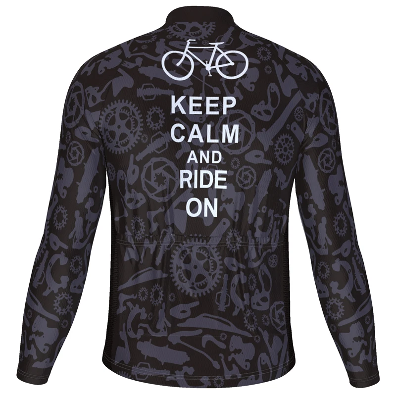 Hirbgod Новый горный велосипед Mtb Велоспорт Джерси дышащий Быстросохнущий черного цвета для мужчин велосипед рубашки с коротким рукавом с надписью «Keep Calm and езды на велосипеде ShirtTYZ077-02