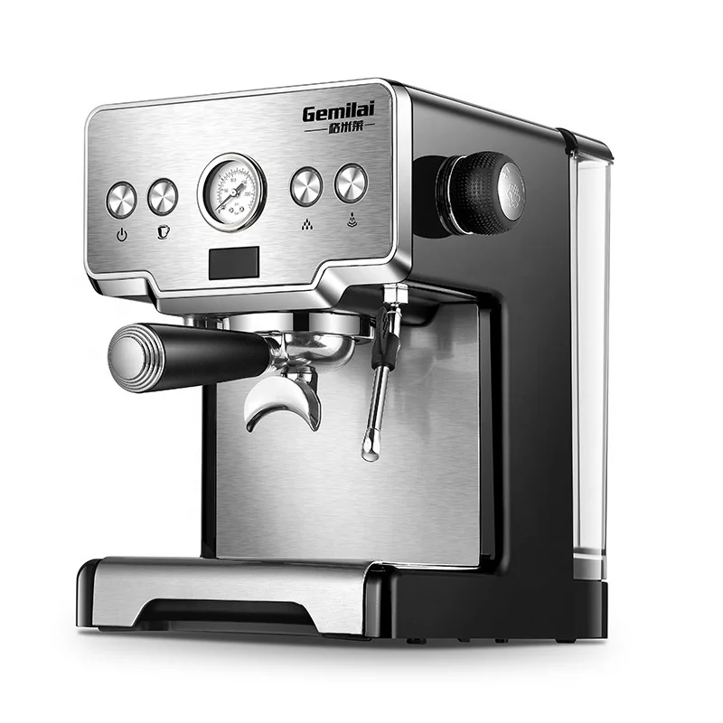 1450w electric stainless steel professional espresso machine 15bar Italian style semi-automatic coffee maker