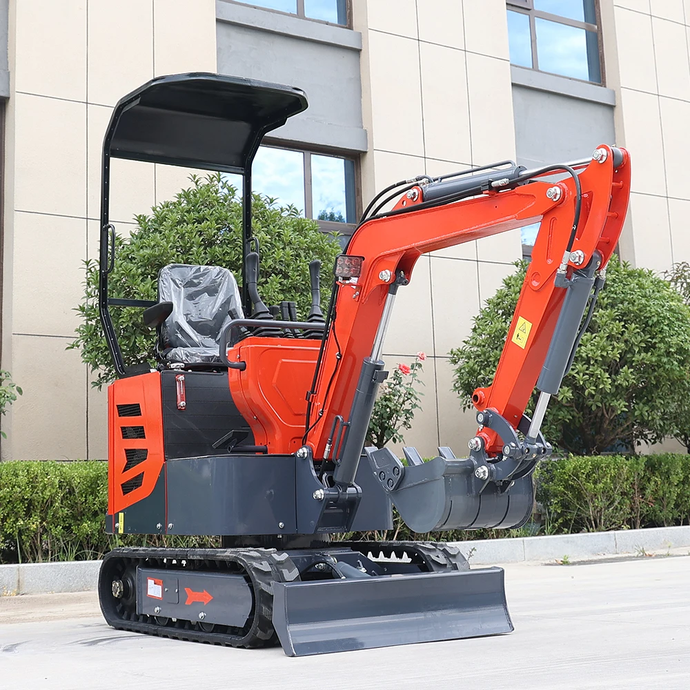 Free Shipping Mini Excavator 1.2Ton EPA Euro 5 Kubota Engine Crawler Digger Farm Used Chinese Mini Excavator Machine