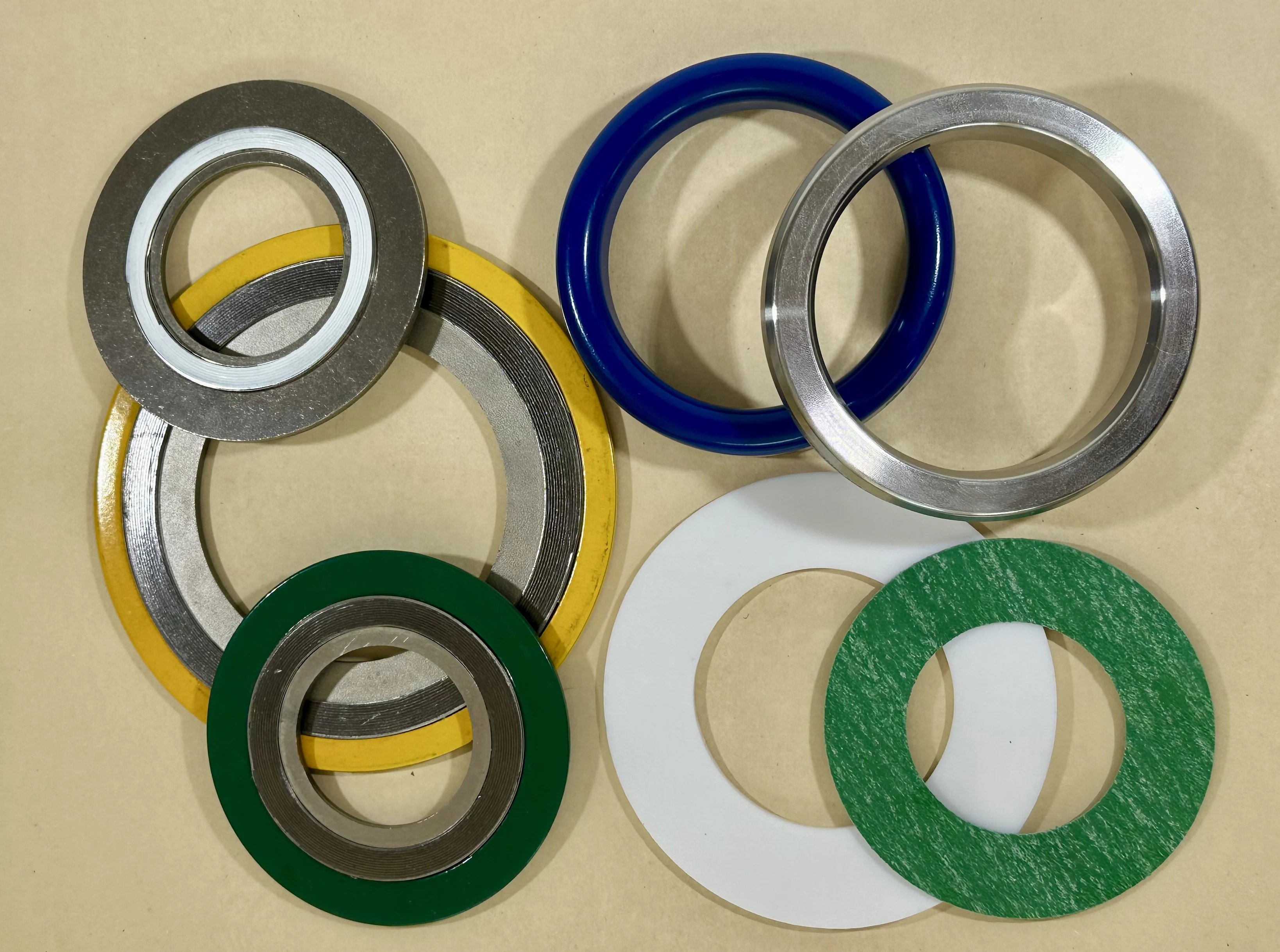 ZHENGJI PACKING SPIRAL WOUND FLANGE GASKET CGI GI 316 304 METAL SPIRAL WINDING GASKET