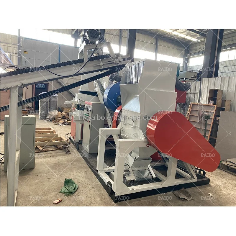 Mini-Type Automatic Metal Metallurgy Machinery Scrap Cable Wire Shredder Equipment Copper Wire Recycling Machine