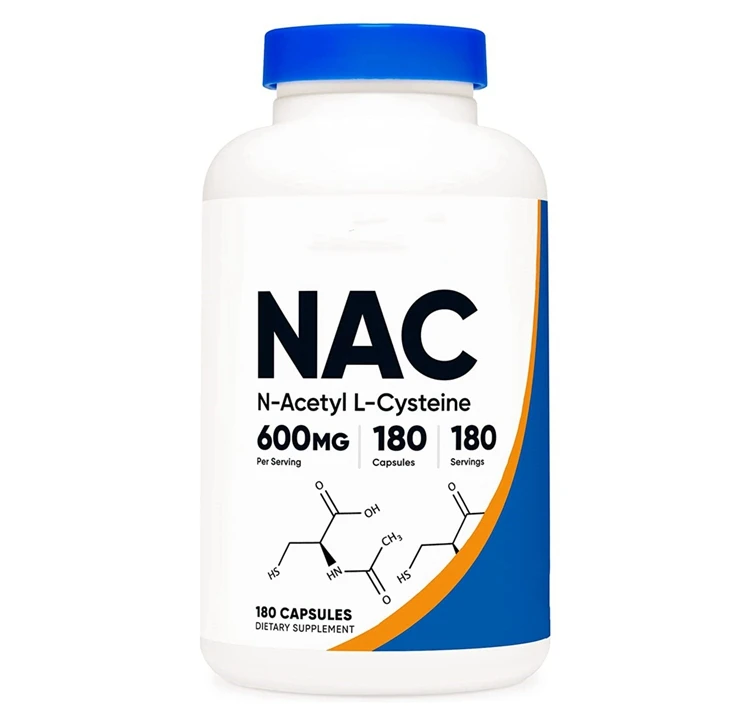 Оптовая продажа капсул NAC аминокислотные добавки 1000 мг Nac N-ацетил L-цистеин капсулы 600