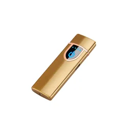 2021 New creative design electronics top selling plasma lighter with battery indication electric rechargeable usb lighter